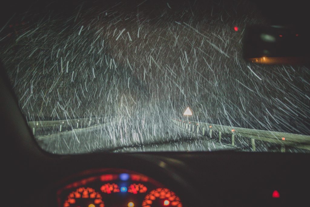 analyzing driving in snow vs driving in rain