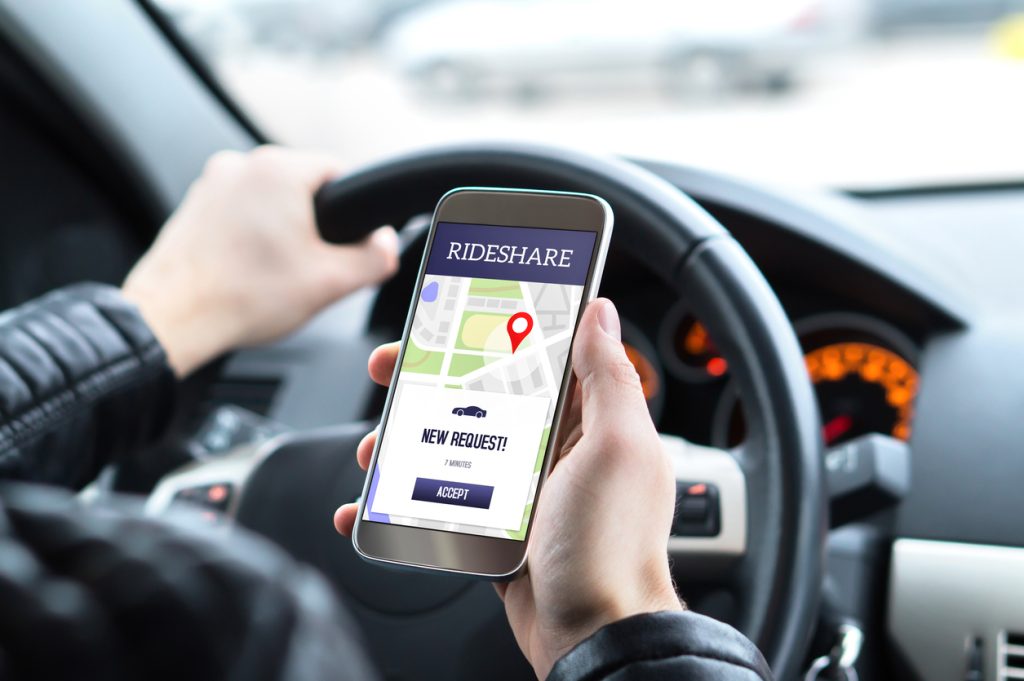 claim regarding Riverside Uber Lyft car accident responsibility