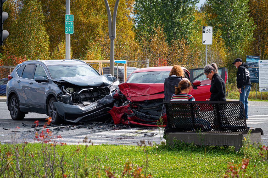 Effects of a Kansas City Two Vehicle Crash